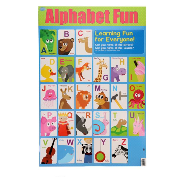 CLEVER KIDZ WALL CHART - ALPHABET FUN - Image 2