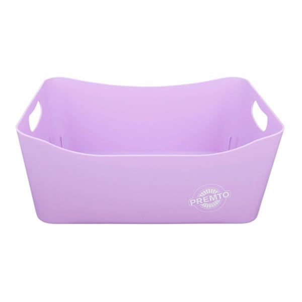 PREMTO PASTEL LARGE STORAGE BASKET - WILD ORCHID - Image 3