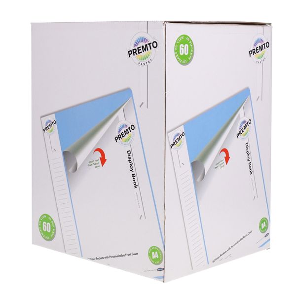 PREMTO PASTEL A4 60 POCKETS DISPLAY BOOK 5 ASST CDU - Image 4