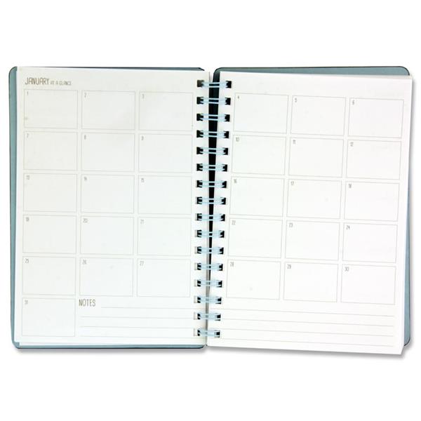 * I LOVE STATIONERY A5 160pg WIRO OPEN AGENDA DIARY - ASST. - Image 3