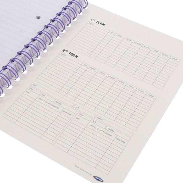 PREMTO PASTEL A5 200pg SPIRAL NOTEBOOK - ASST.