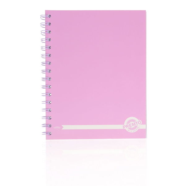 PREMTO PASTEL A5 200pg SPIRAL NOTEBOOK - ASST. - Image 4