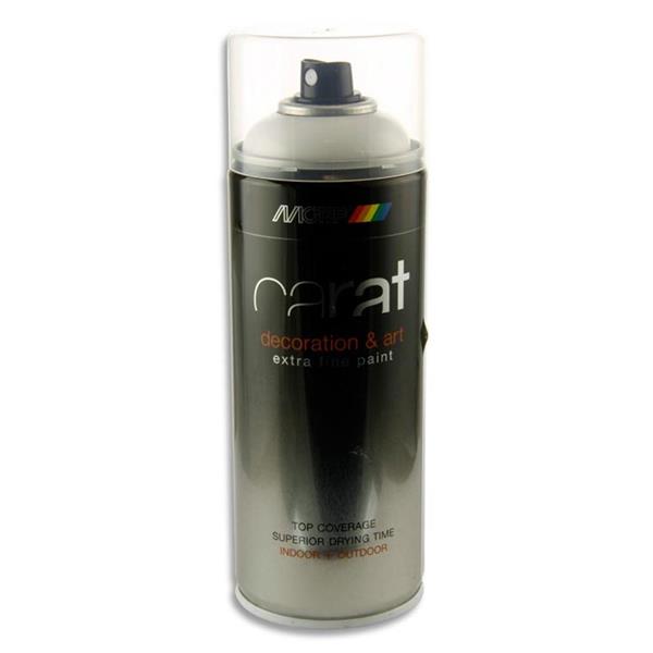CARAT 400ml CAN ART SPRAY PAINT - PURE WHITE