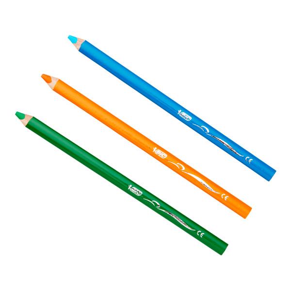 * BIC KIDS PKT.8 SUPER SOFT COLOURING PENCILS - Image 2