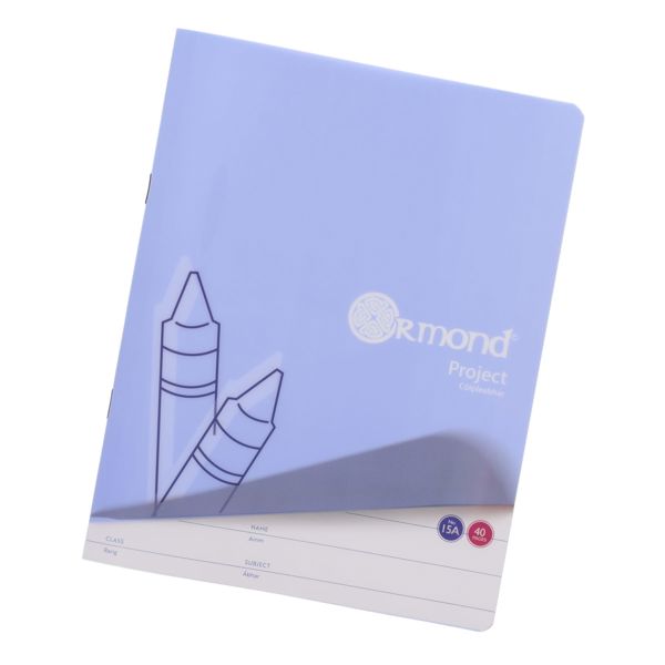 ORMOND 40pg No.15A DURABLE COVER PROJECT BOOK - Image 4