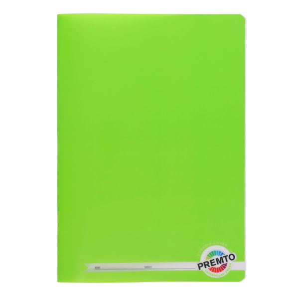 PREMTO A4 120pg DURABLE COVER MANUSCRIPT BOOK - ASST. - Image 3
