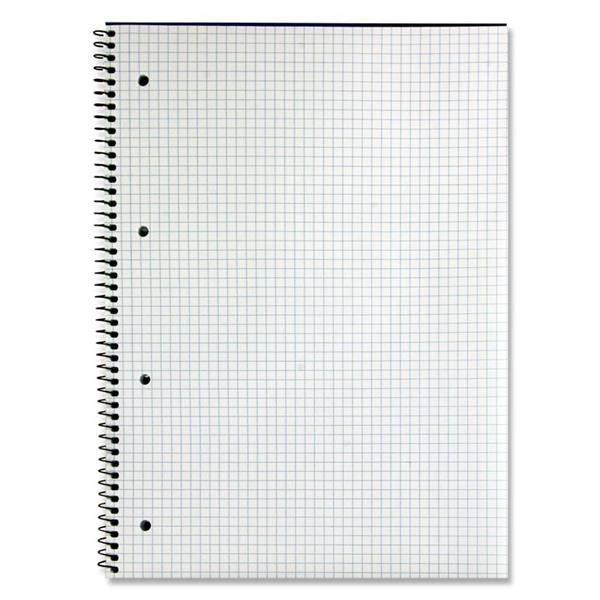STUDENT SOLUTIONS A4 160pg 5mm SQUARED SPIRAL NOTEBOOK - Image 2