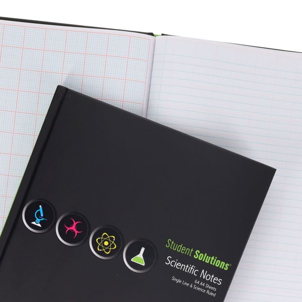 STUDENT SOLUTIONS A4 128pg HARDCOVER SCIENCE BOOK - Image 4