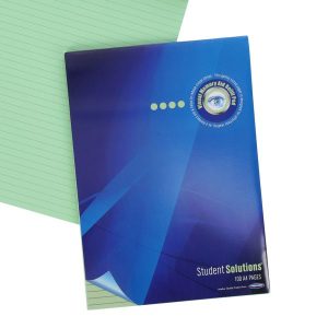 STUDENT SOLUTIONS A4 100pg VISUAL MEMORY AID REFILL PAD - GREEN