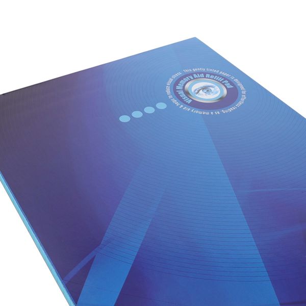 STUDENT SOLUTIONS A4 100pg VISUAL MEMORY AID REFILL PAD - TURQUOISE - Image 4