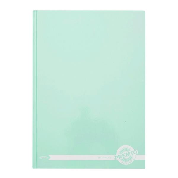 PREMTO PASTEL A5 160pg HARDCOVER NOTEBOOK - MINT MAGIC