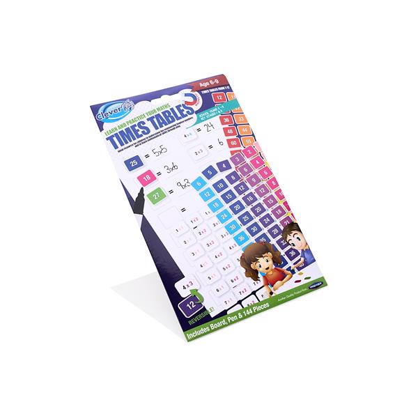 CLEVER KIDZ MAGNETIC TIME TABLES SET - Image 3