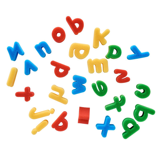 * WORLD OF COLOUR PKT.26 SPONGE ALPHABET - LOWER CASE - Image 2