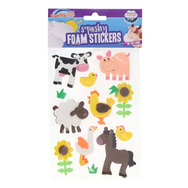 CRAFTY BITZ SQUISHY FOAM STICKERS - ON THE FARM - Image 4