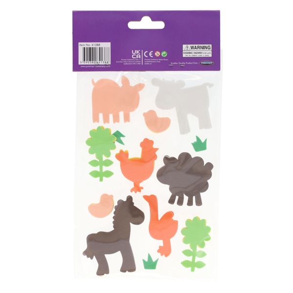 CRAFTY BITZ SQUISHY FOAM STICKERS - ON THE FARM - Image 3