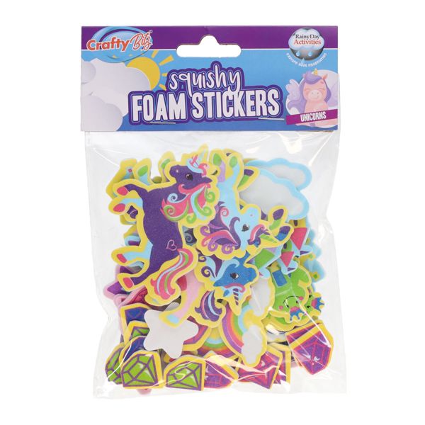 CRAFTY BITZ SQUISHY FOAM STICKERS - UNICORNS - Image 4