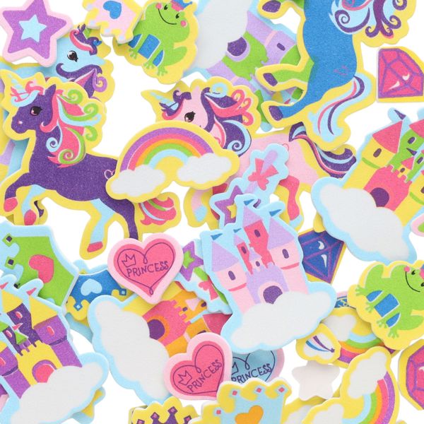 CRAFTY BITZ SQUISHY FOAM STICKERS - UNICORNS