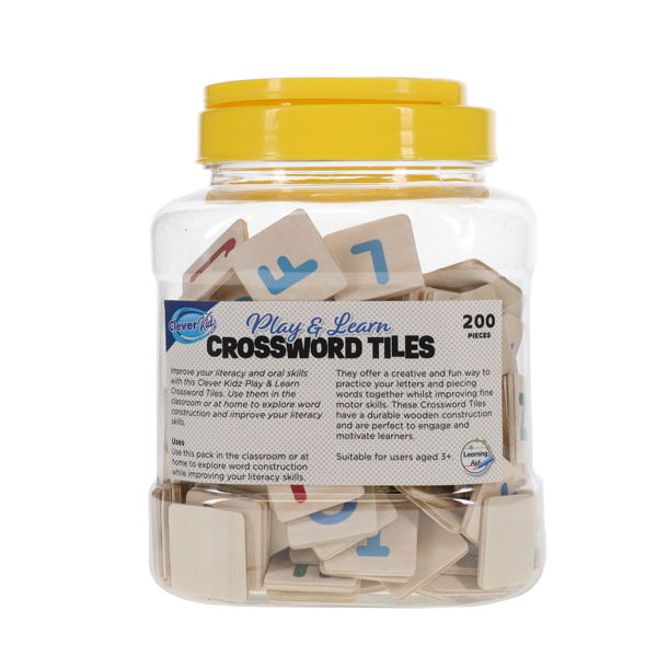 CLEVER KIDZ PKT. 200 PLAY AND LEARN CROSSWORD TILES - Image 3