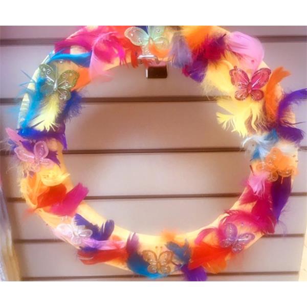 ICON CRAFT STYROFOAM FLAT BACK WREATH - DIA 300mm - Image 3