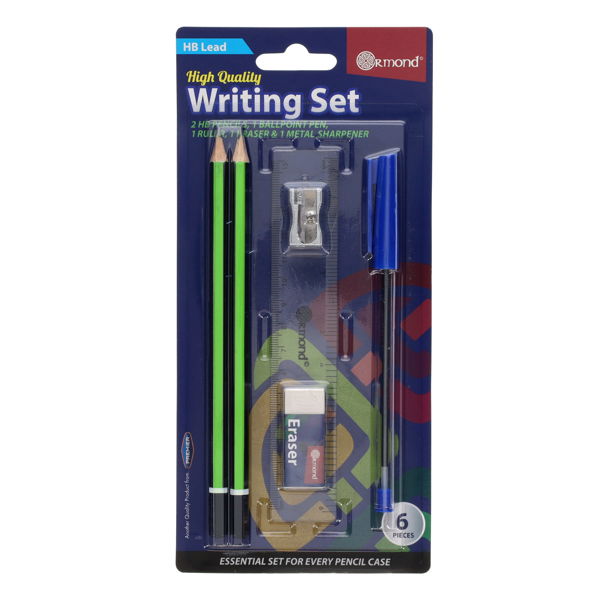 ORMOND 6pce CARDED WRITING STATIONERY SET - Image 2