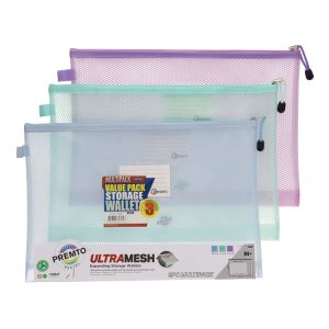 PREMTO PASTEL PKT.3 B4+ ULTRAMESH EXPANDING WALLET