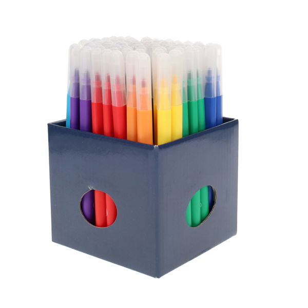 ORMOND CLASS COLLECTION PKT.72 WASHABLE MARKERS CDU - 12 ASST. COLOURS - Image 2