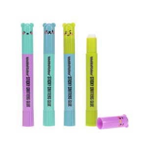 WORLD OF COLOUR STICKY CRITTERS GLUE STICKS CDU 4 ASST.