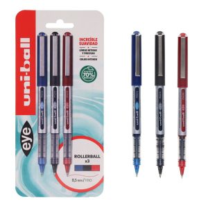 SET 3 PIEZAS BLUE/BLACK/RED UB-150