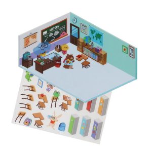 CRAFTY BITZ CREATE YOUR OWN STICKER SCENE - CLASSROOM