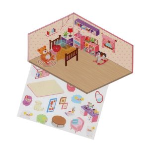 CRAFTY BITZ CREATE YOUR OWN STICKER SCENE - BEDROOM