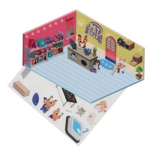 CRAFTY BITZ CREATE YOUR OWN STICKER SCENE - PET SHOP