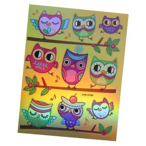 CRAFTY BITZ STICKERS FOR YOUR STUFF - OWLS