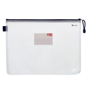 ORMOND  A4+ EXTRA DURABLE MESH WALLET - CLEAR PEARL