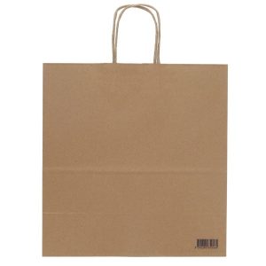 CONCEPT GREEN BROWN KRAFT PAPER BAG 32X33.5CM