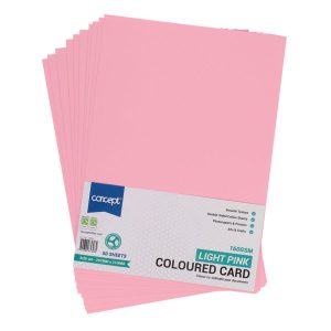 CONCEPT A4 160gsm CARD 50 SHEETS - PINK