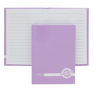 PREMTO PASTEL A6 160pg HARDBACK NOTEBOOK - 5 ASST.