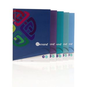 ORMOND A5 160PG HARDBACK NOTEBOOK - 5 ASST.