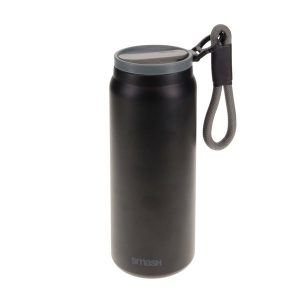 SMASH 1.2LTR STAINLESS STEEL BOTTLE - BLACK