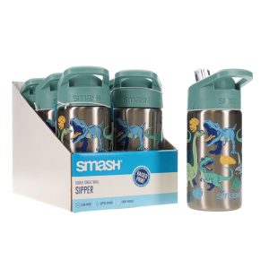 * SMASH 450ML FASHION SIPPER BOTTLE - DINO