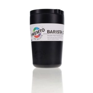 PREMTO 355ml BARISTA CUP - JET BLACK