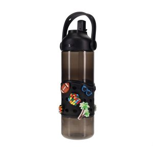 SMASH 750ML BOTTLE WITH 10 CHARMS - BLACK