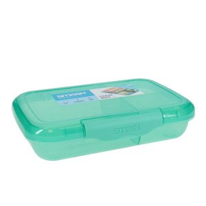 SMASH 1.1L SLIMLINE BENTO LUNCH BOX - 2 ASST