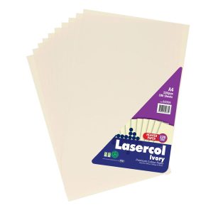 LASERCOL A4 120gsm ACTIVITY PAPER 100 SHEETS - IVORY