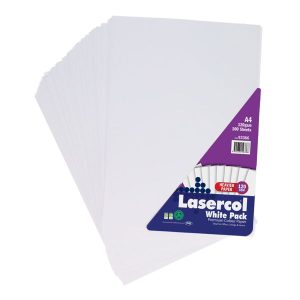 LASERCOL A4 120gsm ACTIVITY PAPER 100 SHEETS - WHITE