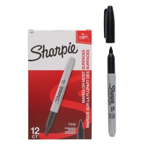 * SHARPIE FINE POINT PERMANENT MARKER - BLACK