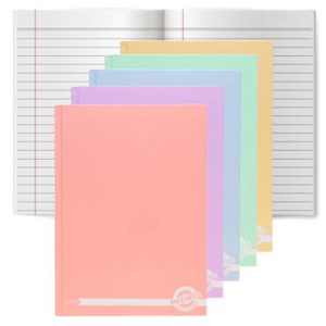 PREMTO PASTEL A4 160PG HARDBACK NOTEBOOK - 5 ASST
