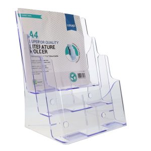 CONCEPT A4 LITERATURE HOLDER - THREE TIER
