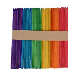 CRAFTY BITZ BOX 1000 LOLLIPOP STICKS - ASSORTED COLOURS