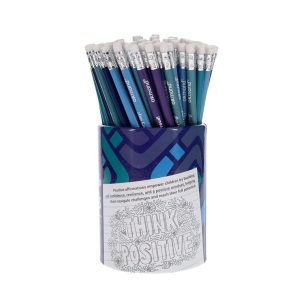 ORMOND POSITIVE HB PENCILS IN TUB - 5 ASST