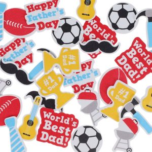 CRAFTY BITZ PKT.30 SELF-ADHESIVE FOAM STICKERS - DAD'S DELIGHTS